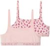 Name it ! Meisjes 2 Pack Top -- Roze Katoen/elasthan online kopen