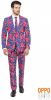 Merkloos Opposuits Heren Verkleedkleding Net Kostuum Met Superman Print 50(L ) online kopen