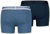 Puma Men's 2-Pack Placed Logo Boxers Blue XL Blauw online kopen