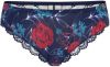 Sapph gebloemde brazilian Odetta donkerblauw/rood online kopen