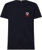 Tommy Hilfiger T shirt van biologisch katoen met logoborduring online kopen