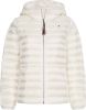 Tommy Hilfiger Lichtgewicht donsjas ecru Ww0Ww37264 YBL , Wit, Dames online kopen