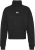 Tommy Jeans Zwarte Coltrui Heavyweight Knits Col online kopen