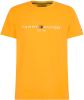 Tommy Hilfiger T shirt van biologisch katoen met logoborduring online kopen