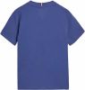 Tommy Hilfiger ! Jongens Shirt Korte Mouw -- Blauw Katoen/elasthan online kopen