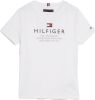 Tommy Hilfiger ! Jongens Shirt Korte Mouw -- Wit Katoen online kopen