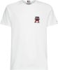 Tommy Hilfiger T shirt van biologisch katoen met logoborduring online kopen