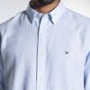 Tommy Hilfiger gestreept T-shirt met biologisch katoen donkerblauw online kopen