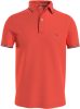 Tommy Hilfiger Polo tipped slim fit hawaiian coral(mw0mw16054 xmv ) online kopen