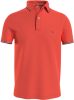 Tommy Hilfiger Polo tipped slim fit hawaiian coral(mw0mw16054 xmv ) online kopen