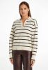 Tommy Hilfiger Gebreide trui SOFT STRIPE POLO SWEATER online kopen