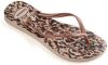 Havaianas Kids Slim Animals teenslippers roségoud/panterprint online kopen