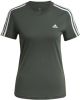 Adidas Essentials Slim fit 3 Stripes T shirt online kopen