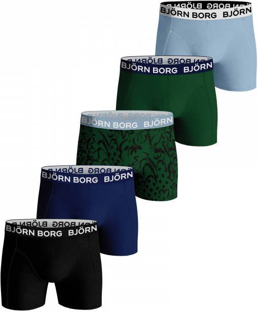 Bjorn Borg Bj&#xF6, rn Borg Core boxershorts met logoband in 5 pack online kopen