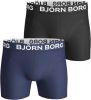 Bj&#xF6, rn Borg Noos Solids Boxershort Verpakking 2 Stuks Heren online kopen