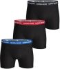 Bjorn Borg Boxershorts Shorts Sammy Noos Contrast Solids Essential 3 Pack Zwart online kopen