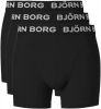 Bjorn Borg Boxershorts Shorts Sammy Noos Solids Core 3 Pack Zwart online kopen