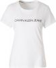 Calvin Klein T shirt CORE INSTITUTIONAL LOGO SLIM FIT TEE met logo opschrift online kopen