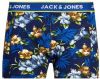 Jack & jones Jacflower Trunks 3Pack , Zwart, Heren online kopen