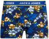 Jack & jones Jacflower Trunks 3Pack , Zwart, Heren online kopen