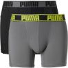 PUMA Boxershorts Active 2 Pack Grijs/Zwart online kopen