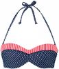 S.Oliver RED LABEL Beachwear Bandeau bikinitop Avni met aangerimpeld midden online kopen