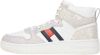 Tommy Jeans Basket Splatter Dames Schoenen Beige Leer online kopen