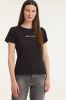 Tommy Jeans T shirt met biologisch katoen zwart online kopen
