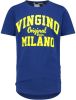 VINGINO ! Jongens Shirt Korte Mouw -- Blauw Katoen/elasthan online kopen