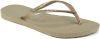 Havaianas s Girls' Slim Flip Flops Sand Grey/Light Golden UK 2.5 3 Kids online kopen